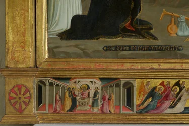 Detail aus der Geburt Christi